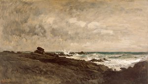 Seascape by Charles Francois Daubigny